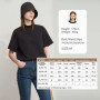 AMII Casual Top Women 2025 Summer New Printed Turtleneck Short Sleeve Shirts For Woman Fashion Letter Knit Clothes Lady 12522021