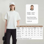 AMII Casual Top Women 2025 Summer New Printed Turtleneck Short Sleeve Shirts For Woman Fashion Letter Knit Clothes Lady 12522021