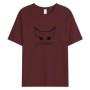 Women's 100 Cotton T Shirts Oversized Casual Tee 2025 Summer Short Sleeve Top New Cat Graphic Woman Clothing