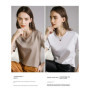 80 Pieces Liquid Ammonia Silk Cotton White Short Sleeved Shoulder T-shirt for Women's Spring/summer V-round Neck Basic Top