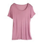 SuyaDream Woman Silk T shirt Knitted Real Silk Short Sleeved O neck Solid Basic Tee Simple Summer Top Black White