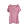 SuyaDream Woman Silk T shirt Knitted Real Silk Short Sleeved O neck Solid Basic Tee Simple Summer Top Black White
