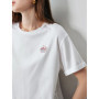 TOYOUTH Women Short Sleeve T shirt 2025 Spring New Tops 8521802