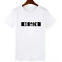 Women Base O-neck Tshirt White Tee Summer T-shirt Casual Top Shirt Femme Letters Short Sleeve Funny Girls Tshirt XXXL