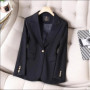 2025 New High Quality Spring Autumn Ladies Blazer Jacket Women Long Sleeve Business Work Wear Formal Coat Female Outerwear 4XL