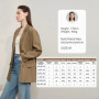 AMII Women's Jacket 2025 Autumn New Commuter Elegant Solid Loose Top Women Long Sleeves Single Breasted Blazer Ladies 12553060