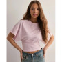 2026 Fashion Summer Simple Matching T-shirt Round Neck Pullover Tops Short Sleeve Waist Slim Solid Loose Casual Women's Cothing