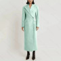 Fashion Elegant Single Button Women Long Blazer Female Daily Coat Formal Ankle Length Dress jaqueta feminina