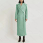 Fashion Elegant Single Button Women Long Blazer Female Daily Coat Formal Ankle Length Dress jaqueta feminina