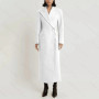 Fashion Elegant Single Button Women Long Blazer Female Daily Coat Formal Ankle Length Dress jaqueta feminina