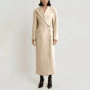 Fashion Elegant Single Button Women Long Blazer Female Daily Coat Formal Ankle Length Dress jaqueta feminina