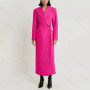 Fashion Elegant Single Button Women Long Blazer Female Daily Coat Formal Ankle Length Dress jaqueta feminina