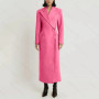 Fashion Elegant Single Button Women Long Blazer Female Daily Coat Formal Ankle Length Dress jaqueta feminina