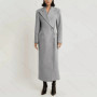 Fashion Elegant Single Button Women Long Blazer Female Daily Coat Formal Ankle Length Dress jaqueta feminina