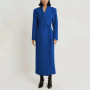 Fashion Elegant Single Button Women Long Blazer Female Daily Coat Formal Ankle Length Dress jaqueta feminina