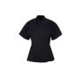 Casual Office Women's Short Sleeve Blazer Top Elegant V Neck Wrap Blouse Stand Collar One Button Peplum Hem 2026 New Outerwear