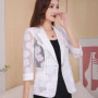 Lace Suit Jacket Women's Three Quarter Sleeved Suit Spring Summer Fashionable Sunscreen Shirt Drop Shipping