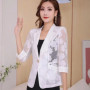 Lace Suit Jacket Women's Three Quarter Sleeved Suit Spring Summer Fashionable Sunscreen Shirt Drop Shipping