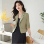 2026 New Short Suit Jacket Women's Blazer Casaco Feminino Spring Summer Coat Korean Women Receive High Praise Short Coat Top