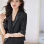 2026 New Short Suit Jacket Women's Blazer Casaco Feminino Spring Summer Coat Korean Women Receive High Praise Short Coat Top