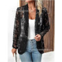 Women Shirt Jacket Spring Summer White Lace Hollow Out Solid Open Stitch Blazers Outdoor Jackets Lightweight Office Ladies Coat