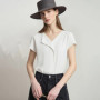 AMII Minimalism Chiffon Shirts & Blouses New Elegant Youth Woman Blouses Loose Fashion Casual Chic Tops Female Clothing 12612024