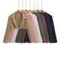 7 color Spring Autumn Lapel Collar Open stitching Cropped Blazer Women Long Sleeve High Waist Suits Fashion Outerwear