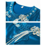M-4XL New Fashion Women Shirt V neck Stitching Satin lace Blouse Summer Short sleeve Flower Mesh Tops blusa feminina