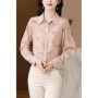 New elegant Women's Blouses ladies shirts Blusas Mujer Long Sleeve Shirts causal Tops