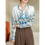 2025 Spring ladies shirts New elegant Women Blouses Long Sleeve Button-Down Tops blusa mujer