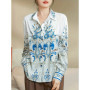 2025 Spring ladies shirts New elegant Women Blouses Long Sleeve Button-Down Tops blusa mujer