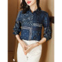 Stylish Women Blouses Fashion printing ladies shirts Spring Summer tops blusa mujer