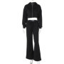Women Two Piece Set Tracksuit Pant Sets Short Coat Hooded Zipper Sweatshirts Drawstring Wide Leg Pants Sporty Suits Autumn