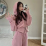 Fashion Suit for Women Spring Autumn Korean New Hooded Sweatshirt Casual Trousers Two-piece Trendy Set