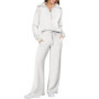 Womens 2 Piece Outfits Sweatsuit Oversized Loose Sweatshirt and Pants Matching Lounge Set Fall Tracksuits