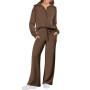 Womens 2 Piece Outfits Sweatsuit Oversized Loose Sweatshirt and Pants Matching Lounge Set Fall Tracksuits