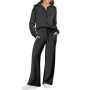 Womens 2 Piece Outfits Sweatsuit Oversized Loose Sweatshirt and Pants Matching Lounge Set Fall Tracksuits