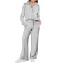 Womens 2 Piece Outfits Sweatsuit Oversized Loose Sweatshirt and Pants Matching Lounge Set Fall Tracksuits