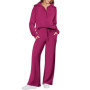 Womens 2 Piece Outfits Sweatsuit Oversized Loose Sweatshirt and Pants Matching Lounge Set Fall Tracksuits