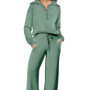 Womens 2 Piece Outfits Sweatsuit Oversized Loose Sweatshirt and Pants Matching Lounge Set Fall Tracksuits