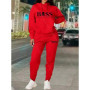 Women's Tracksuit Hoodies and Pants Outfits Suit Autumn Winter Aesthetic Designer Luxury Sportswear Clothing Women's Pants Sets
