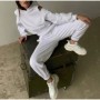 2024 Autumn Winter Two Piece Sets Women Tracksuit Oversized Suit Trouser Suits Female Sweatshirt Solid Sports Hoodie Sportswear