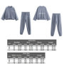 Women's Tracksuit Jersey Sets Sweats Set 2025 Winter Cotton Suits Wide Baggy Pants Sportswear 2 Piece Set Women Outfits