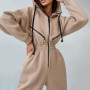 Fashion Tracksuit 2 Piece Set Autumn Winter Zipper Jacket + Long Pants Sports Suit Female Sweatshirt Sportswear Suit For Woman