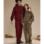 Custom LOGO High Quality Cotton polyester 430g Clothing Fall sports tracksuit unisex hoodie sweatpants set Hoodie Jogger Pants