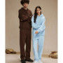 Custom LOGO High Quality Cotton polyester 430g Clothing Fall sports tracksuit unisex hoodie sweatpants set Hoodie Jogger Pants