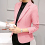 Black Women Blazer 2025 Formal Slim Blazers Lady Office Work Suit Pockets Jackets Coat Female Wine Notched Blazer Jackets Femme