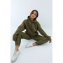 Women's Clothing Autumn Winter European American Casual Fashion Thickened Long-sleeved Sweatshirt Trousers Two-piece Suit