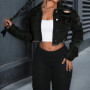 Denim Jacket Women Short Coat Hole Distressed Vintage Washed Single Breasted Turn Down Collar Autumn Female Outerwear Streetwear