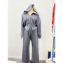 2025 Washed Outdated Hoodie Set Women's Long Sleeve Zipper Hoodie Straight Tube High Waist Casual Pants